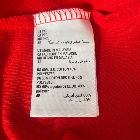 Holiday Lane Christmas Tree Red Long Sleeve Top Petites XL Cozy Wintercore - Picture 10 of 10